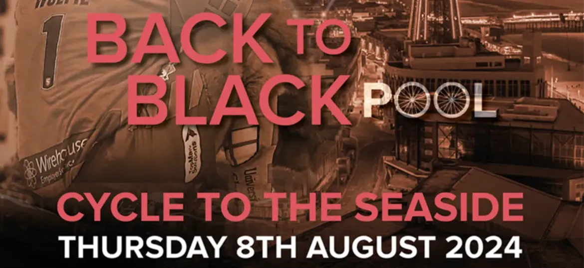 Cycle to the Seaside Bike Ride 2024 - Back to Black(pool)